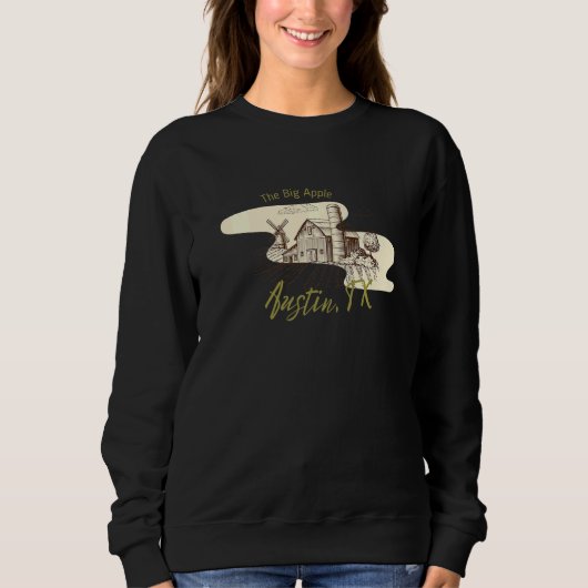 Country Farm Austin Texas Bad Geography Stupid Jok Sweatshirt (Vorderseite)