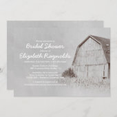 Country Farm Bridal Dusche Einladungen (Vorne/Hinten)