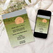 Country Farm Hay Bale Hayride Einladung