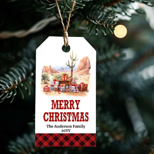 Country farmhouse Christmas tag editable custom Geschenkanhänger