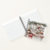 Country Farmhouse Kitchen Holiday Baking Recipe Notizblock (Innenseite)