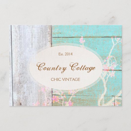 Country Fashail Boutique, Geschenkgutschein (Vorderseite)