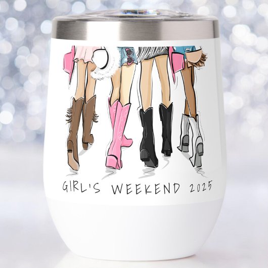 Country Fashion Cowboy Boots Girl's Weekend Custom