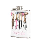 Country Fashion Cowboy Boots & Outfits Custom Flachmann (Links)