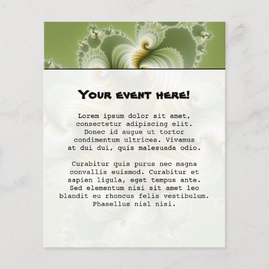 Country Fayre - Fraktal Art Flyer (Vorne)