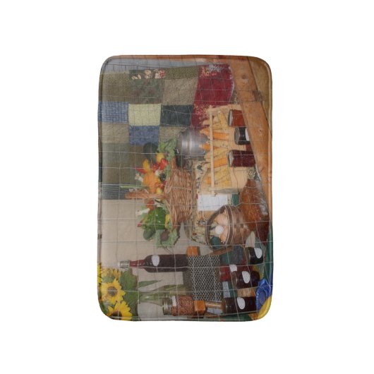 Country Fest Ernte Display Badematte (Vorderseite Vertikal)