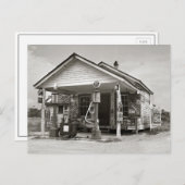 Country Filling Station, 1939 Postkarte (Vorne/Hinten)