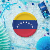 Country flag of Venezuela custom party plates Pappteller (Party)