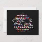 Country Flags World Map Reisen International Wo (Rückseite)
