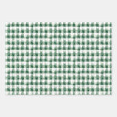 Country Floral Kariert Bauernhof Weihnachten Geschenkpapier Set (Vorderseite 3)