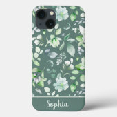 Country Floral Sage Green Signature Case-Mate iPhone Hülle (Rückseite)