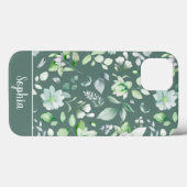Country Floral Sage Green Signature Case-Mate iPhone Hülle (Rückseite (Horizontal))