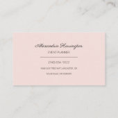 Country Floral Visitenkarte (Rückseite)