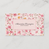 Country Floral Visitenkarte (Vorderseite)