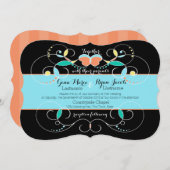 Country Folk Art Inspiriert Hochzeit Einladung (Vorne/Hinten)