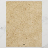 Country Folkart Red Saltbox, Krähe, I Liebe Prime Briefbogen (Rückseite)