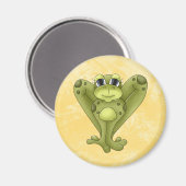 Country Frog Magnet (Vorderseite/Rückseite)