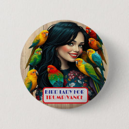 Country Gals Bird Lady for Trump/Vance Button