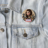 Country Gals Cat Lady für Trump/Vance Button (Beispiel)