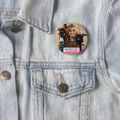 Country Gals Farm Lady für Trump/Vance Button (Beispiel)