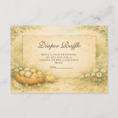 Country Garden Chicks Diapper Raffle Begleitkarte (Vorderseite)