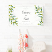 Country Garden Eucalyptus Greenerity Wedding Willk Banner (Insitu)