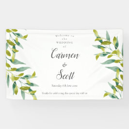 Country Garden Eucalyptus Greenerity Wedding Willk Banner