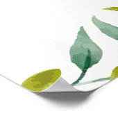 Country Garden Eucalyptus Greenerity Wedding Willk Poster (Ecke)