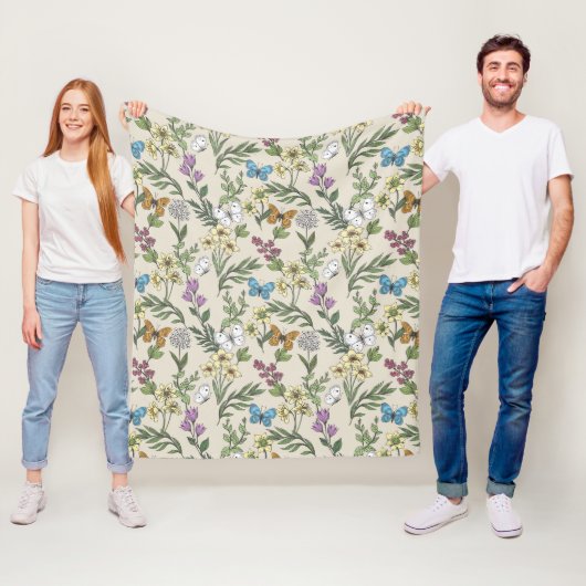 Country Garden Fleecedecke (Beispiel)