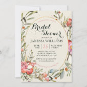 Country Garden Floral Bridal Shower Invitation  Einladung (Vorderseite)