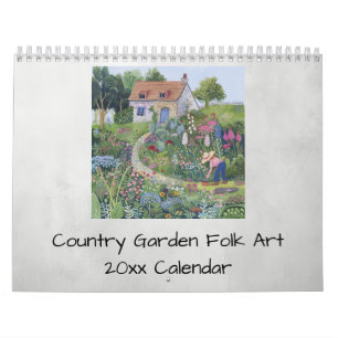 Country Garden Folklore Blume Kalender