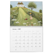 Country Garden Folklore Blume Kalender (Jan 2027)