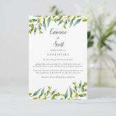 Country Garden Green Informationen Begleitkarte (Stehend Vorderseite)