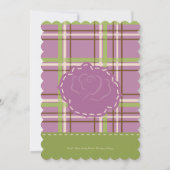 Country Garden Hochzeit Einladung (Rückseite)