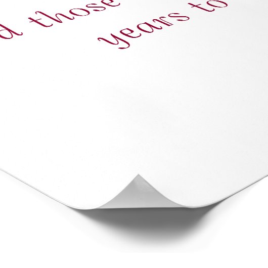 Country Garden, Hochzeitsempfang Danke, dass du un Poster (Ecke)