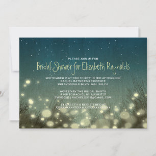 Country Garden Light Bridal Dusche Einladungen