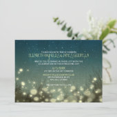 Country Garden Light Wedding Einladungen (Stehend Vorderseite)