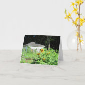 Country Garden Notecard Karte (Gelbe Blume)