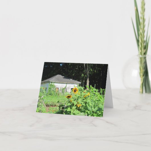 Country Garden Notecard Karte (Vorderseite)