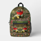 Country Garden Squash Ernte Personalisiert Bedruckter Rucksack (Vorderseite)