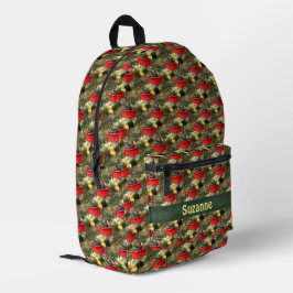 Country Garden Squash Muster Personalisiert Bedruckter Rucksack