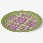 Country Garden Wedding Paper Plate Pappteller (Schrägansicht)