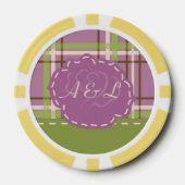 Country Garden Wedding Pokerchips (Vorderseite)