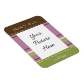 Country Garden Wedding Rett-the-Date Magnet (Rechte Seite)
