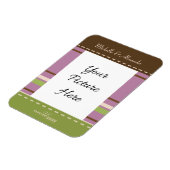 Country Garden Wedding Rett-the-Date Magnet (Linke Seite)