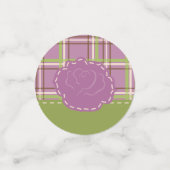 Country Garden Wedding Table Confetti Konfetti (Klein Vorderseite)