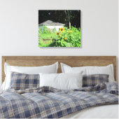 Country Garden Wrapped Canvas Leinwanddruck (Insitu (Schlafzimmer))