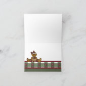 Country Gingerbrett Geschenkkarte Feiertagskarte (Innenseite)