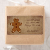 Country Gingerbrew Man Label (Insitu)