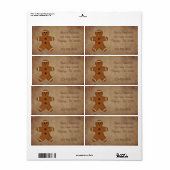 Country Gingerbrew Man Label (Vorne)